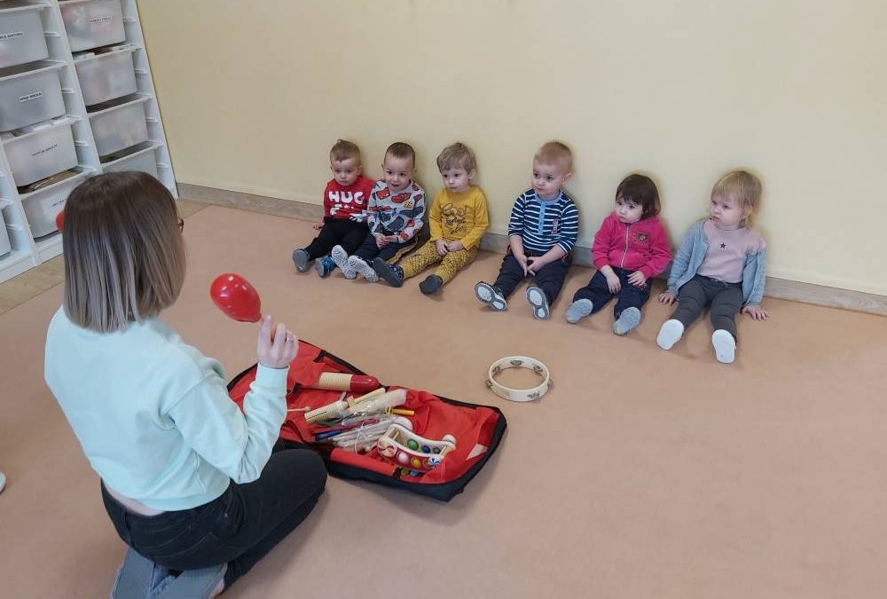 Zajęcia muzyczne z instrumentami